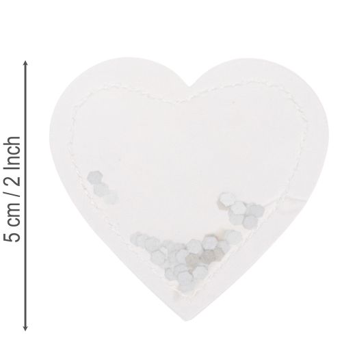 Confetti heart 5cm 24 pcs | Floristik24.ie