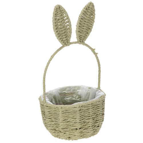 Product Cute Easter bunny-shaped planter basket for festive indoor decoration, 32cm