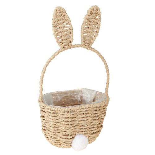 Floristik24 Easter basket with bunny motif, natural Easter decoration for spring festival, 32cm