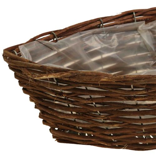 Product Basket braided plant basket plant boat L44cm H11cm