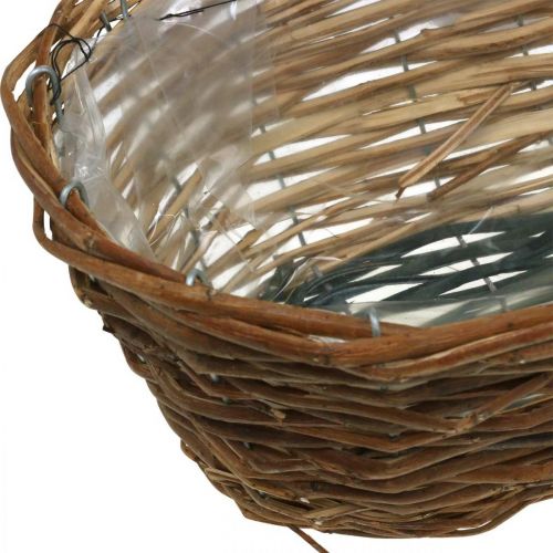 Product Plant basket, planter, basket bowl natural L46cm H14cm