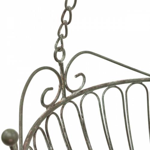 Floristik24 Flower basket decorative plant basket rust white washed metal Ø28/22cm set of 2