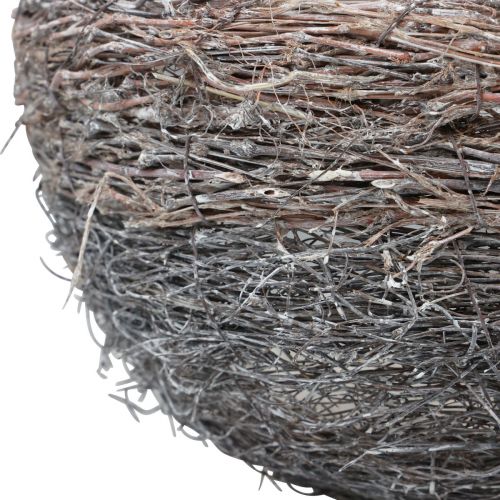 Floristik24 Basket with handle plant basket whitewashed 40/34/27cm set of 3