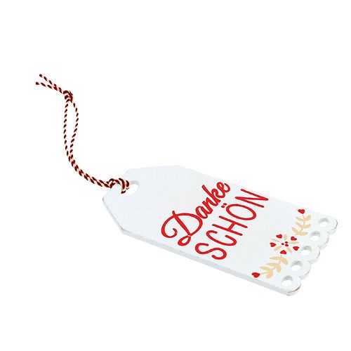 Floristik24 Cord red-white 1mm 25m