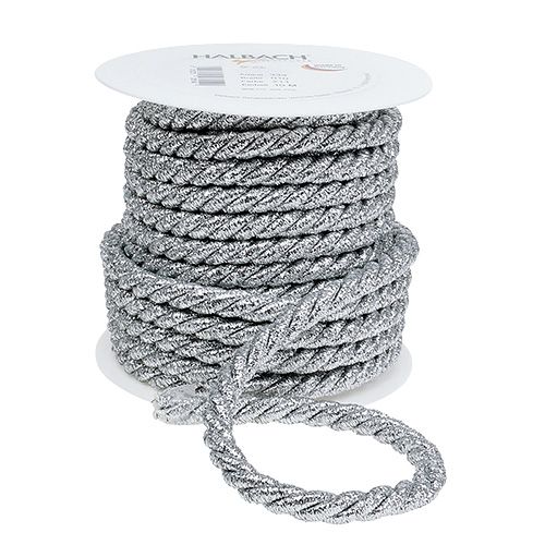 Cord silver 10mm 10m