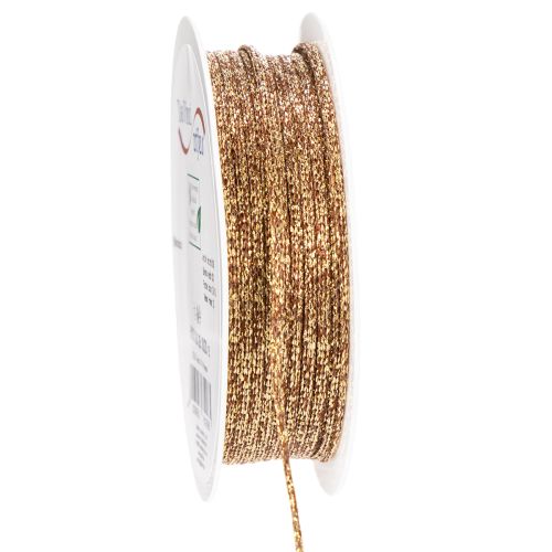 Shiny decorative cord on a roll for crafting and decoration, 3mm thick, 20m long