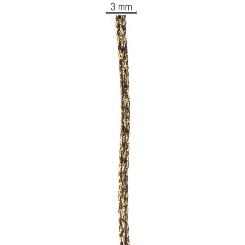 Shiny cord for gift wrapping and decoration, 3mm, 20m | Floristik24.ie
