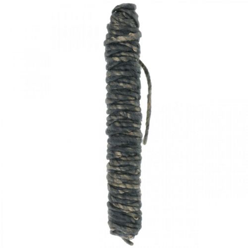 Floristik24 Felt cord vintage cord for crafting 30m grey