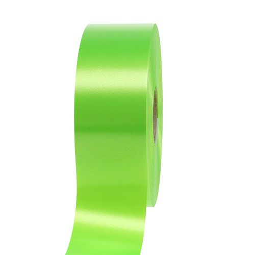 Curling ribbon 50mm lime green 100m