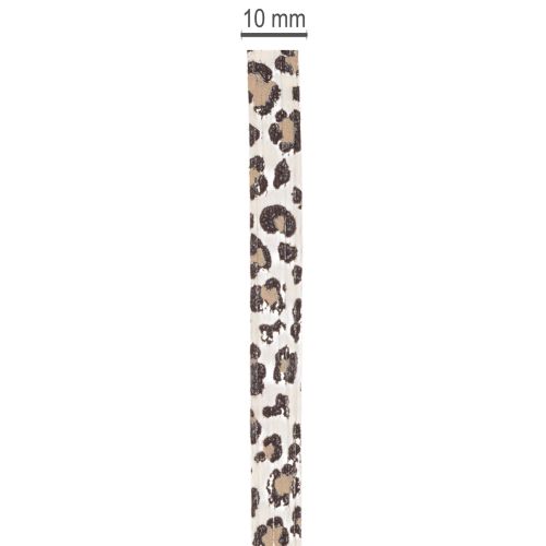 Gift ribbon leopard print for creative decoration, curling ribbon 10mm 100m | Floristik24.ie