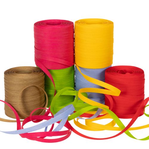Curly ribbon, sustainable gift ribbon, 10mm, 100m, various colors buy online | Floristik24.ie