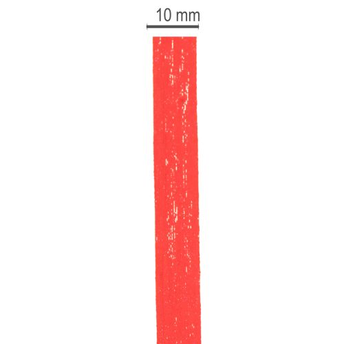 Red curling ribbon, sustainable gift wrapping, roll 10mm 100m | Floristik24.ie