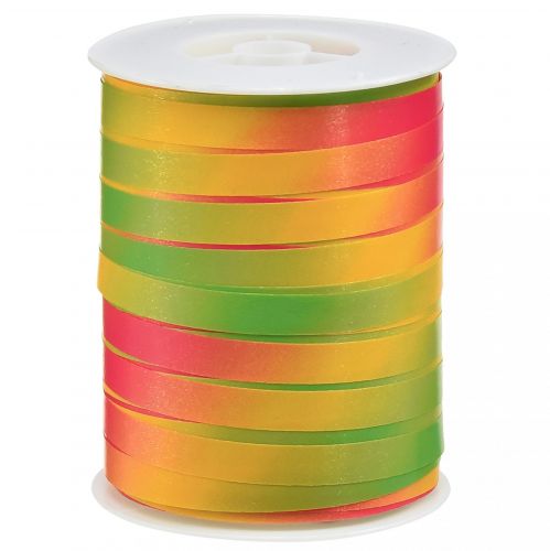 Curling Ribbon Colorful Gradient Gift Ribbon Green, Yellow, Pink 10mm 250m