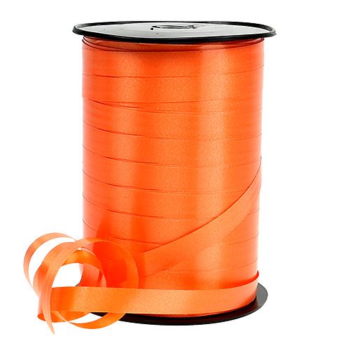 Ruffled Ribbon Ringelband Orange 10mm 250m