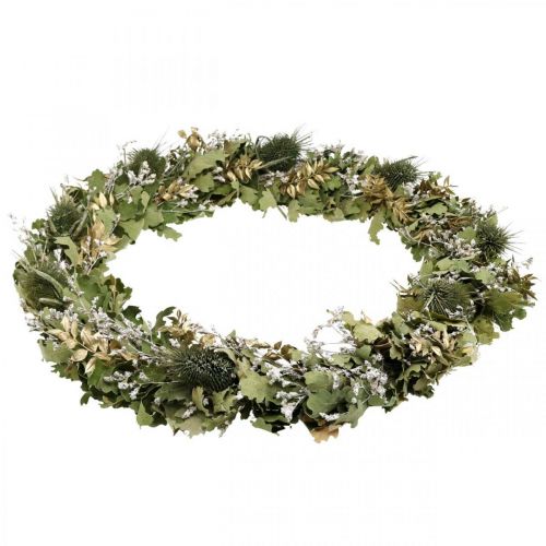 Floristik24 Christmas wreath dried wreath oak thistle Ø45cm
