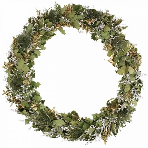 Floristik24 Christmas wreath dried wreath oak thistle Ø45cm