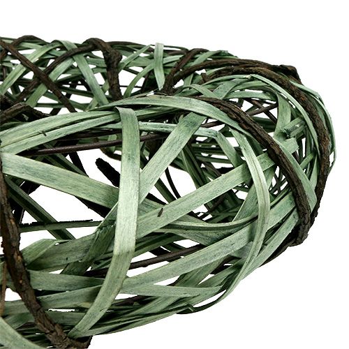 Floristik24 Wreath with willow and bark large green Ø45cm