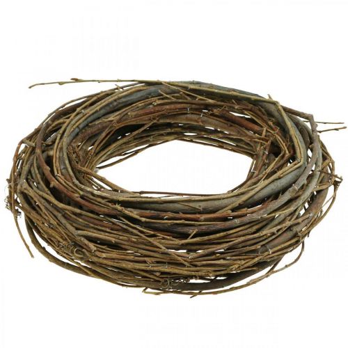 Product Willow wreath decoration, natural, Ø30cm, for door, table, Advent