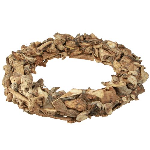 Floristik24 Wreath Root Wood Natural Wooden Wreath Rustic Table Decoration Ø40cm