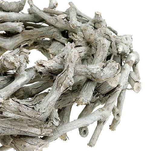 Floristik24 Wreath of branches large Ø46cm natural