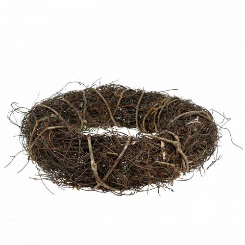 Floristik24 Vine wreath with willow Ø35cm nature