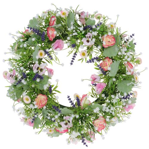 Floristik24 Wreath ranunculus / vetch Ø40cm