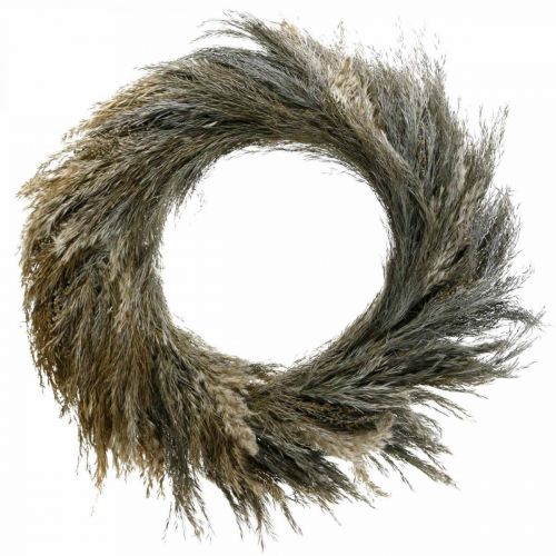 Decorative wreath dry grass and grain Ø55cm dry wreath
