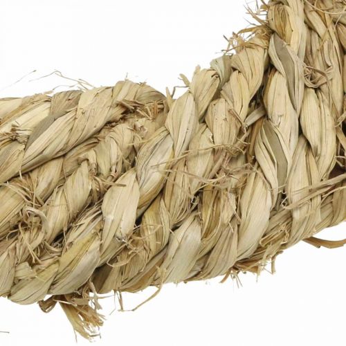 Floristik24 Straw wreath braided Ø30cm decorative wreath natural door decoration straw