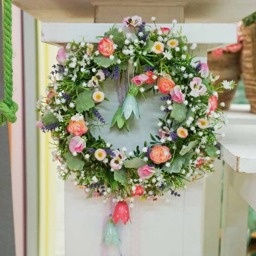 Floristik24 Wreath ranunculus / vetch Ø40cm