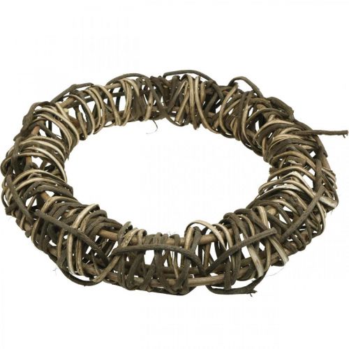 Product Large decorative wreath Ø50cm made of grapevines - natural door wreath made of wood and willow, versatile for decorating