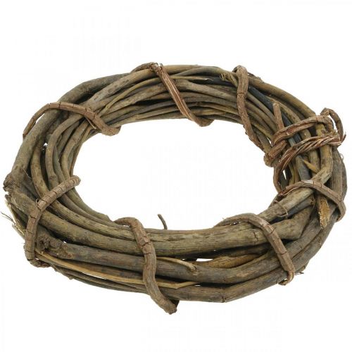 Floristik24 Decorative wreath made of branches nature Ø35cm