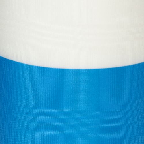 Moiré blue and white wreath ribbons, 150 mm | Floristik24.ie