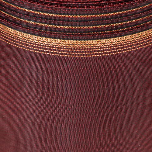 Product Bordeaux wreath ribbon 100mm moiré taffeta wedding decoration