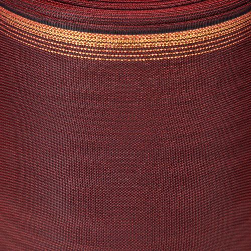 Product Bordeaux wreath ribbon with gold edge, 175mm, decorative