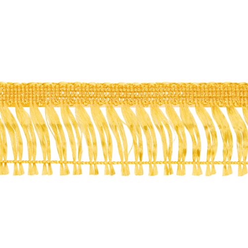Wreath ribbon tassels fringe golden self-adhesive fringe 40mm 25m | Floristik24.ie