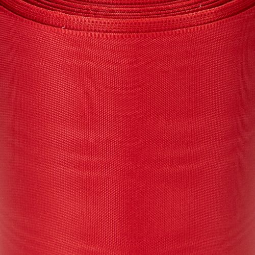 Product Red wreath ribbon 125mm x 25m - Ribbon for funeral floristry, lettering &amp; decoration