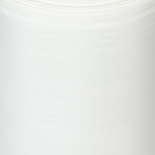 White wreath ribbon 125mm 25m decorative ribbon funeral service grave decoration | Floristik24.ie