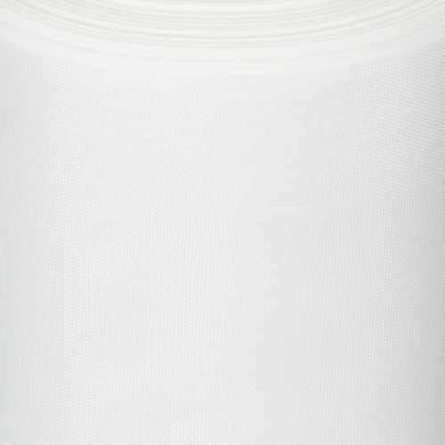 White wreath ribbon, 200mm wide, 25m roll, mourning ribbon, bow ribbon, decorative ribbon for funeral floristry and occasions | Floristik24.ie