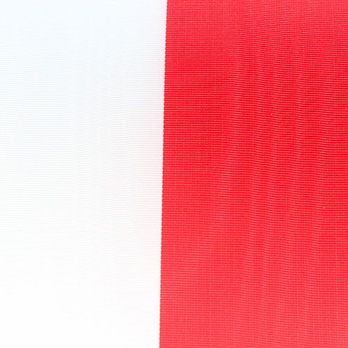 Floristik24 Wreath ribbons Moiré white-red 100 mm