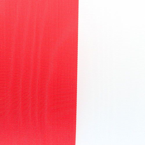 Product Wreath ribbons moiré white-red 75 mm