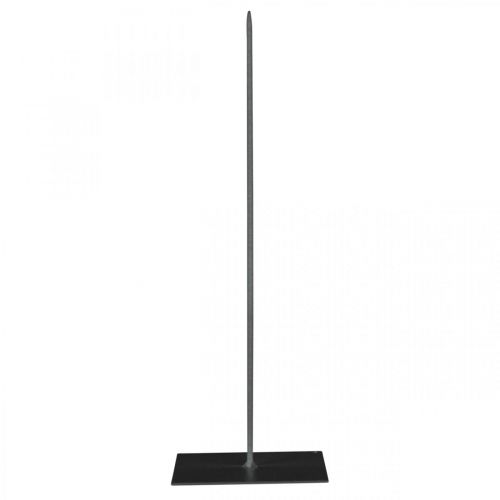 Floristik24 Wreath holder black metal wreath stand H30cm