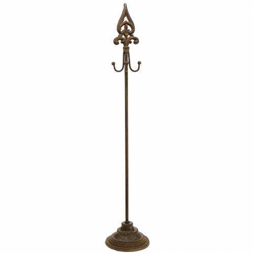 Floristik24 Wreath holder wreath stand antique rust look 4 hooks 76cm