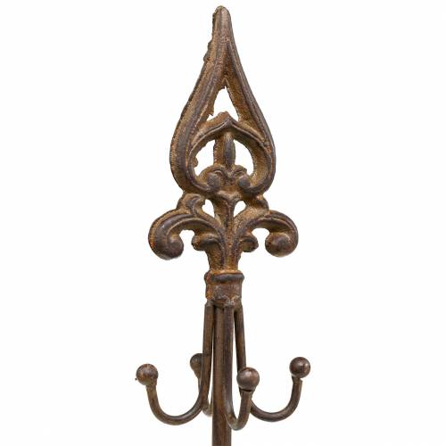 Product Wreath holder wreath stand antique rust look 4 hooks 76cm
