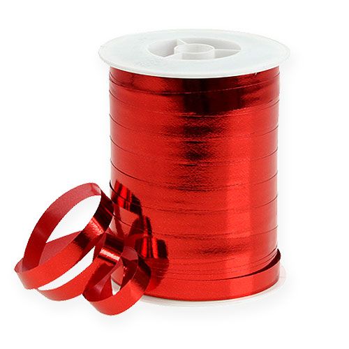Floristik24 Curling ribbon glossy 10mm 250m red