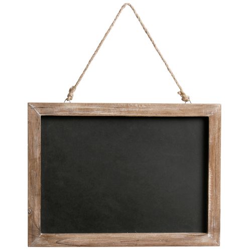 Floristik24 Chalkboard for hanging vintage wooden board natural 40×30cm