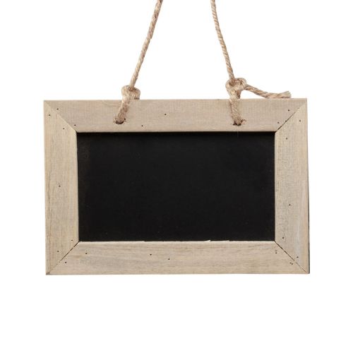 Floristik24 Chalkboards for hanging wooden board natural 15x10cm 5pcs