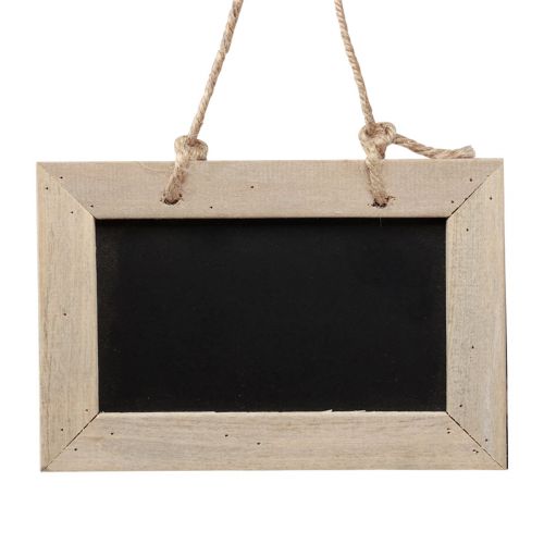 Floristik24 Chalkboards for hanging wooden board natural 20×15cm 5pcs