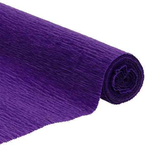 Floristik24 Florist crepe paper dark purple 50x250cm