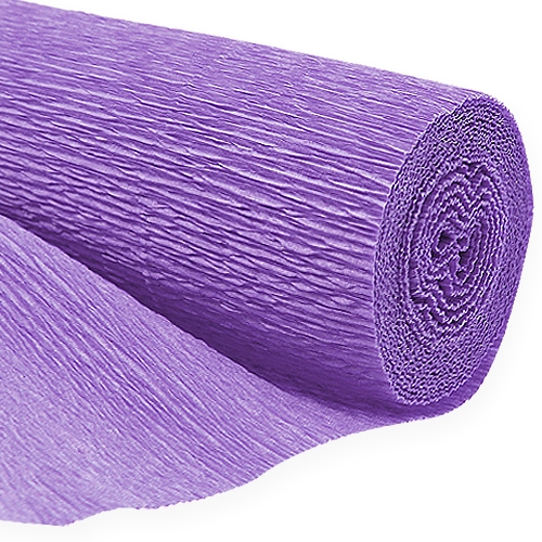 Floristik24 Florist crepe paper purple 50x250cm
