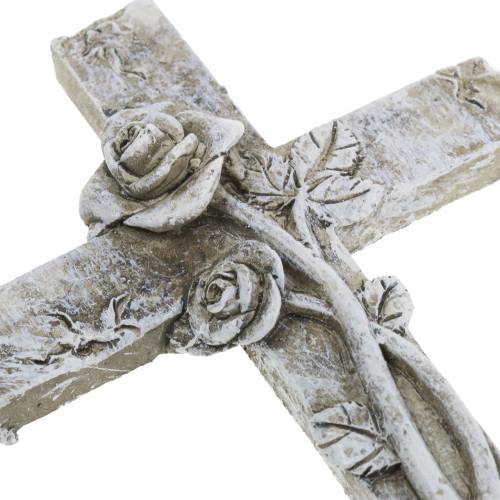 Floristik24 Grave decoration cross 7.5cm x 11cm 4 pieces
